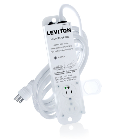 LEVITON SURGE SUPPRESSERS MED 15A 2 REC 15 FT 5302M-1N5